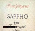 Sappho. Von Franz Grillparzer (1956)